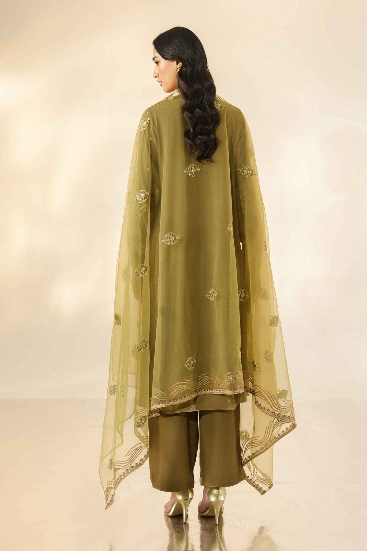 3 Piece - Embroidered Suit - ST3PE-LUXE26WV1-56