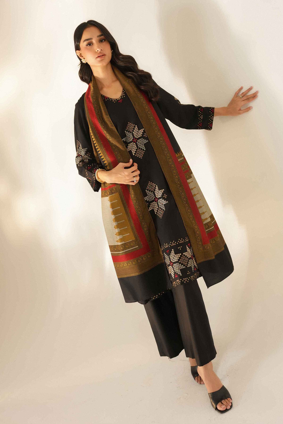 3 Piece - Embroidered Suit - ST3PE-LUXE26WV3-47 for, - Pret Collection | Nishat | Shop Online