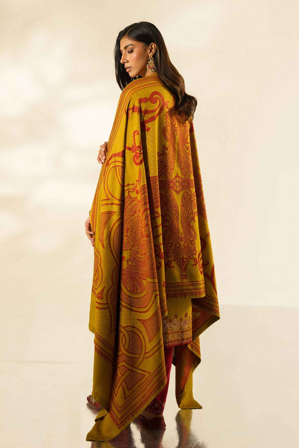 3 PIECE - EMBROIDERED SUIT - ST3PE-LUXE26WV3-48