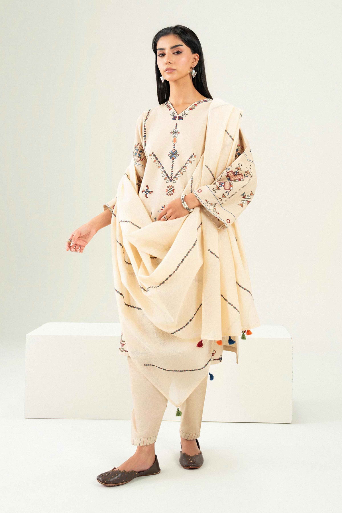 3 Piece - Embroidered Suit - ST3PE-PRET26WV2-29 for, - Pret Collection | Nishat | Shop Online