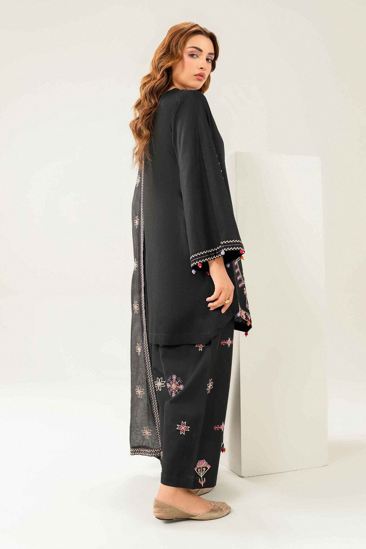 3 Piece - Embroidered Suit - ST3PE-PRET26WV2-32