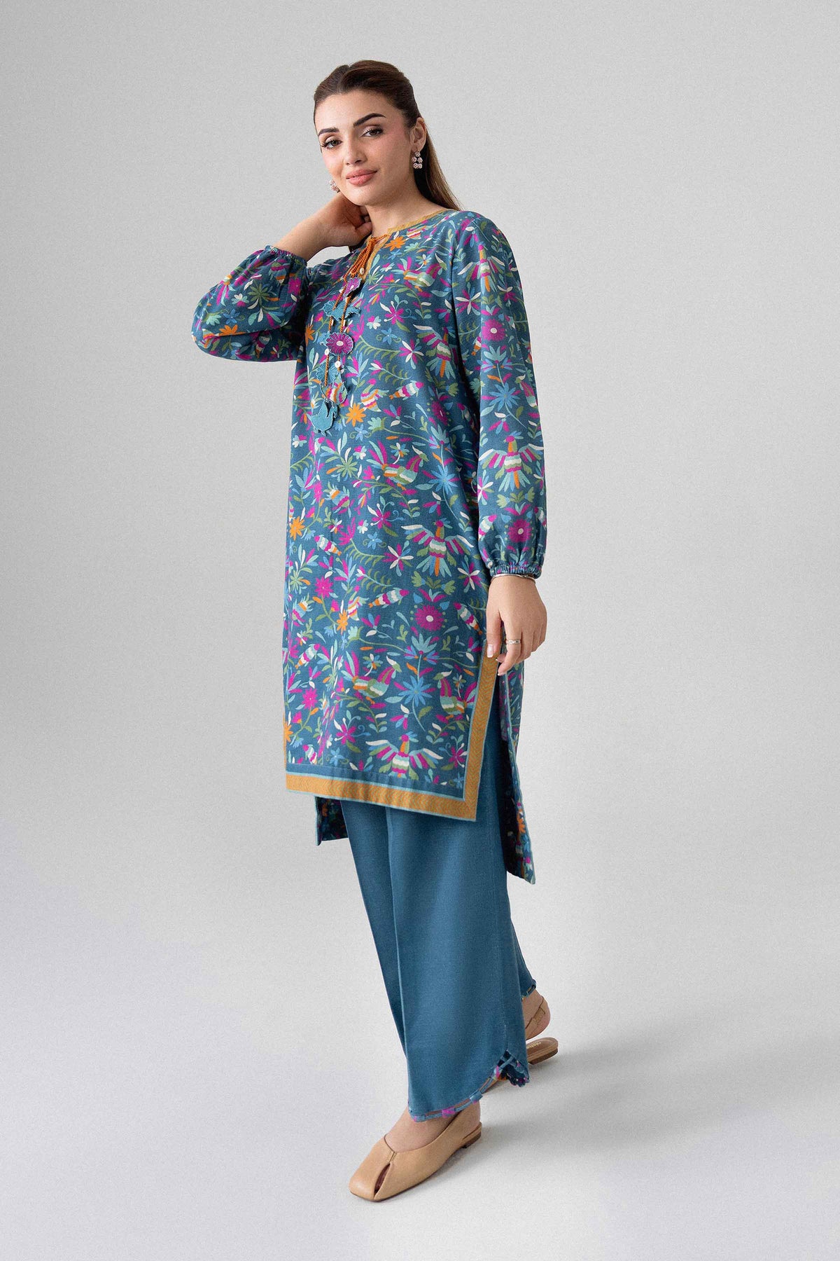 2 Piece - Printed Suit - U2ST-NISHA26WV1-15 for, - Unstitched Collection | Nishat | Shop Online