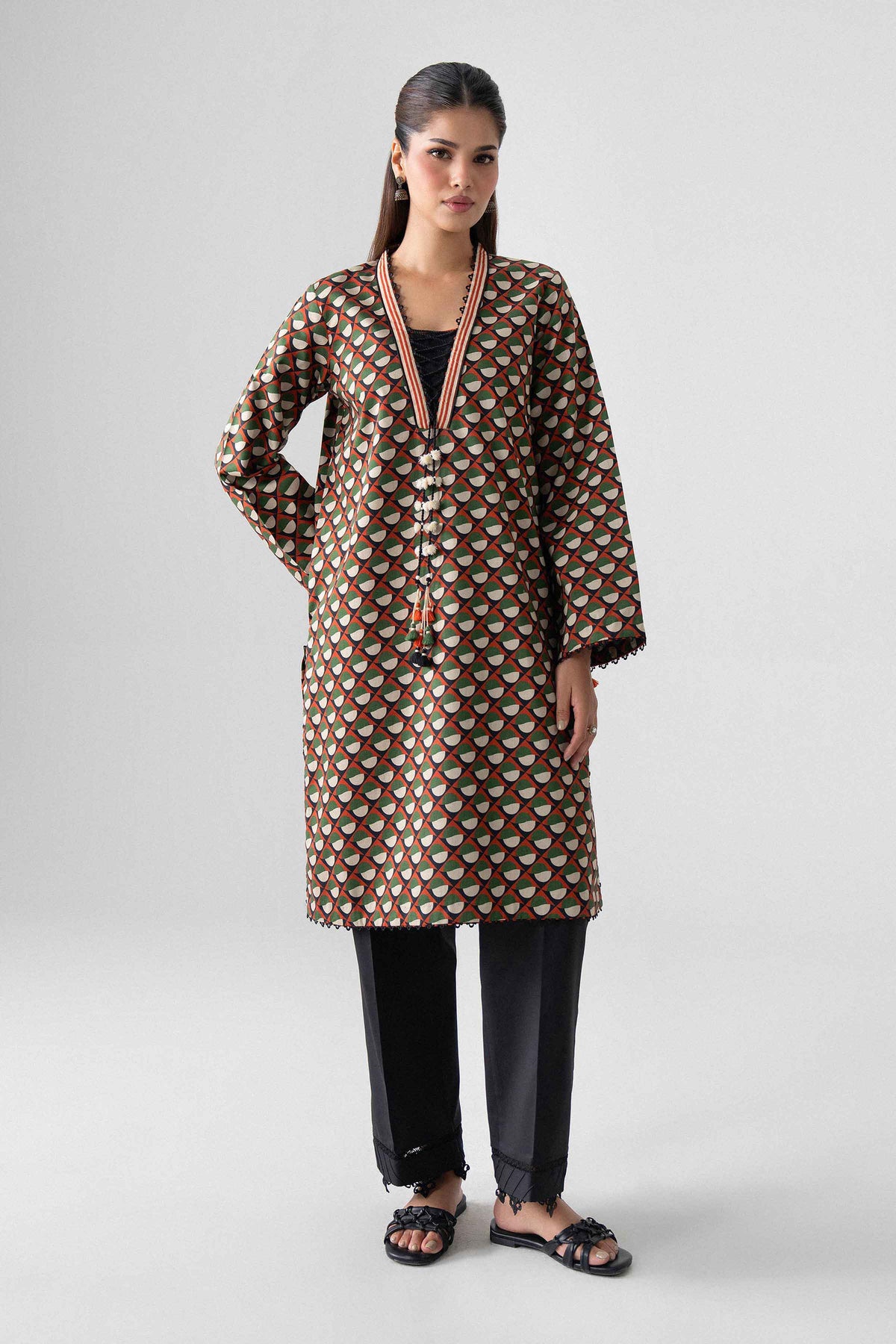 2 Piece - Printed Suit - U2ST-NISHA26WV1-25