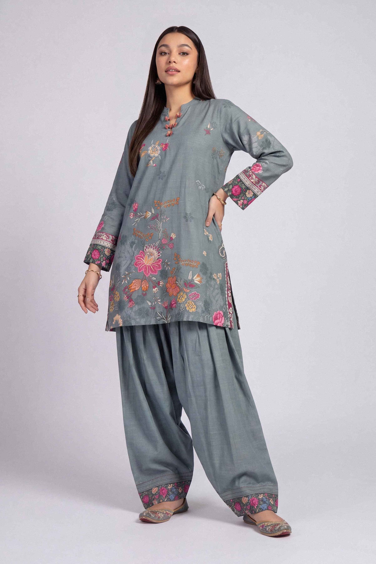 2 Piece - Digital Printed Suit - U2ST-NISHA26WV1-50