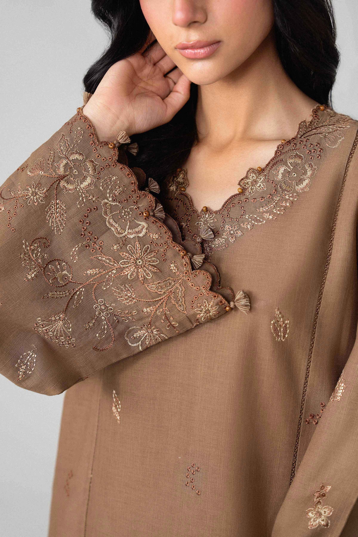 2 Piece - Embroidered Suit - U2STE-NISHA26WV1-19