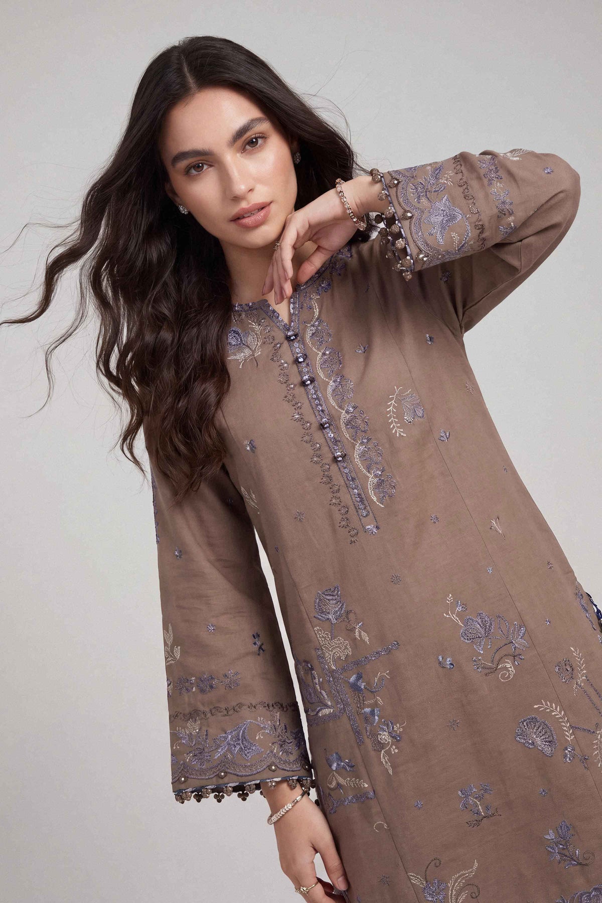 2 Piece - Embroidered Suit - U2STE-NISHA26WV1-74
