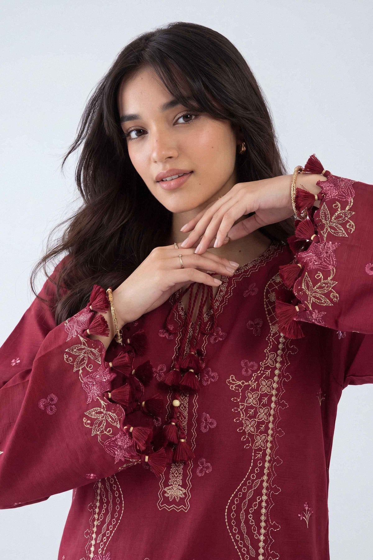 2 Piece - Embroidered Suit - U2STE-NISHA26WV1-88