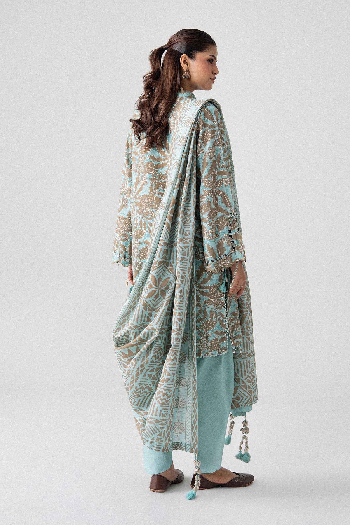 3 Piece - Printed Suit - U3P-NISHA26WV1-16