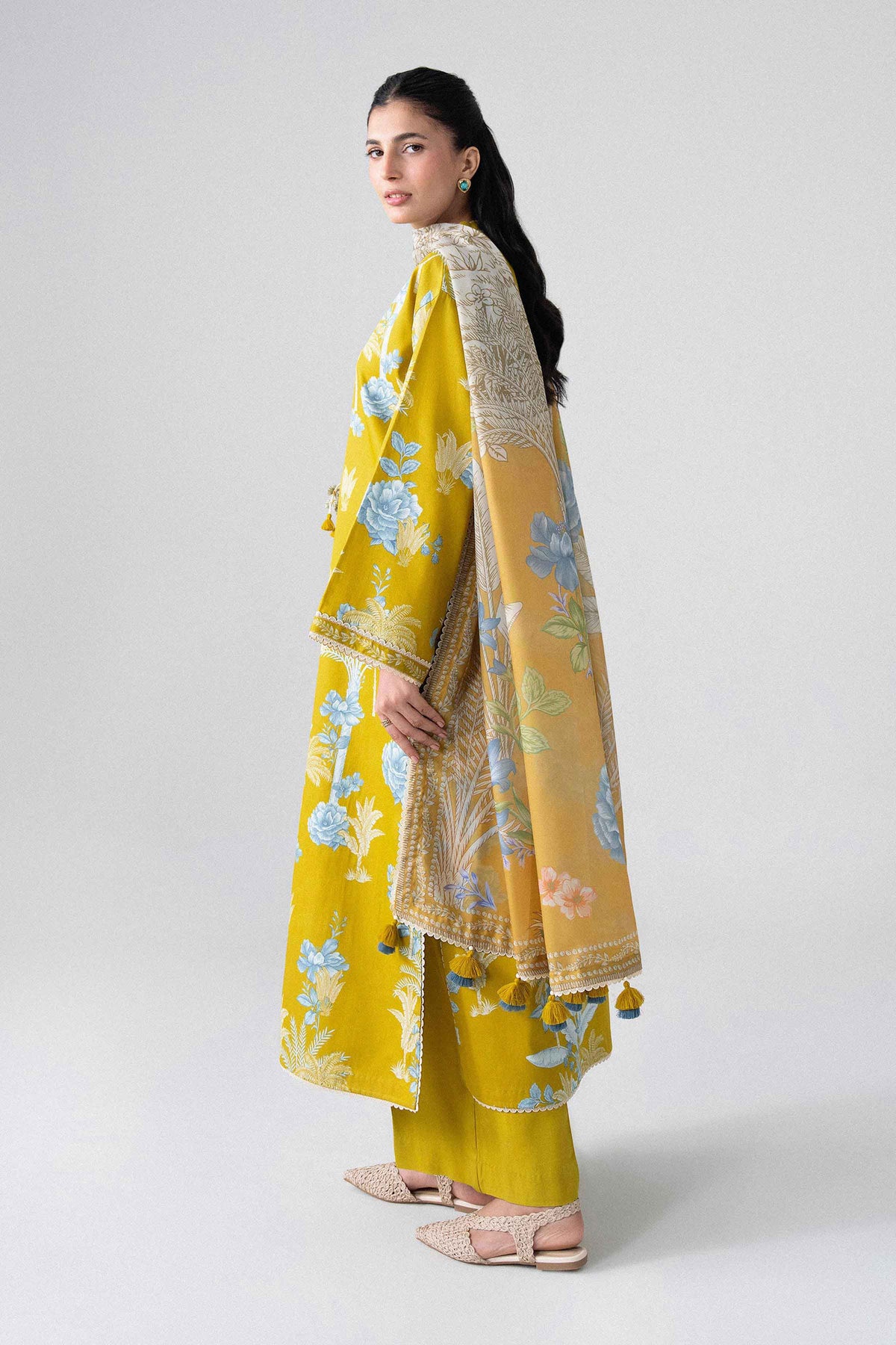 3 Piece - Digital Printed Suit - U3P-NISHA26WV1-4