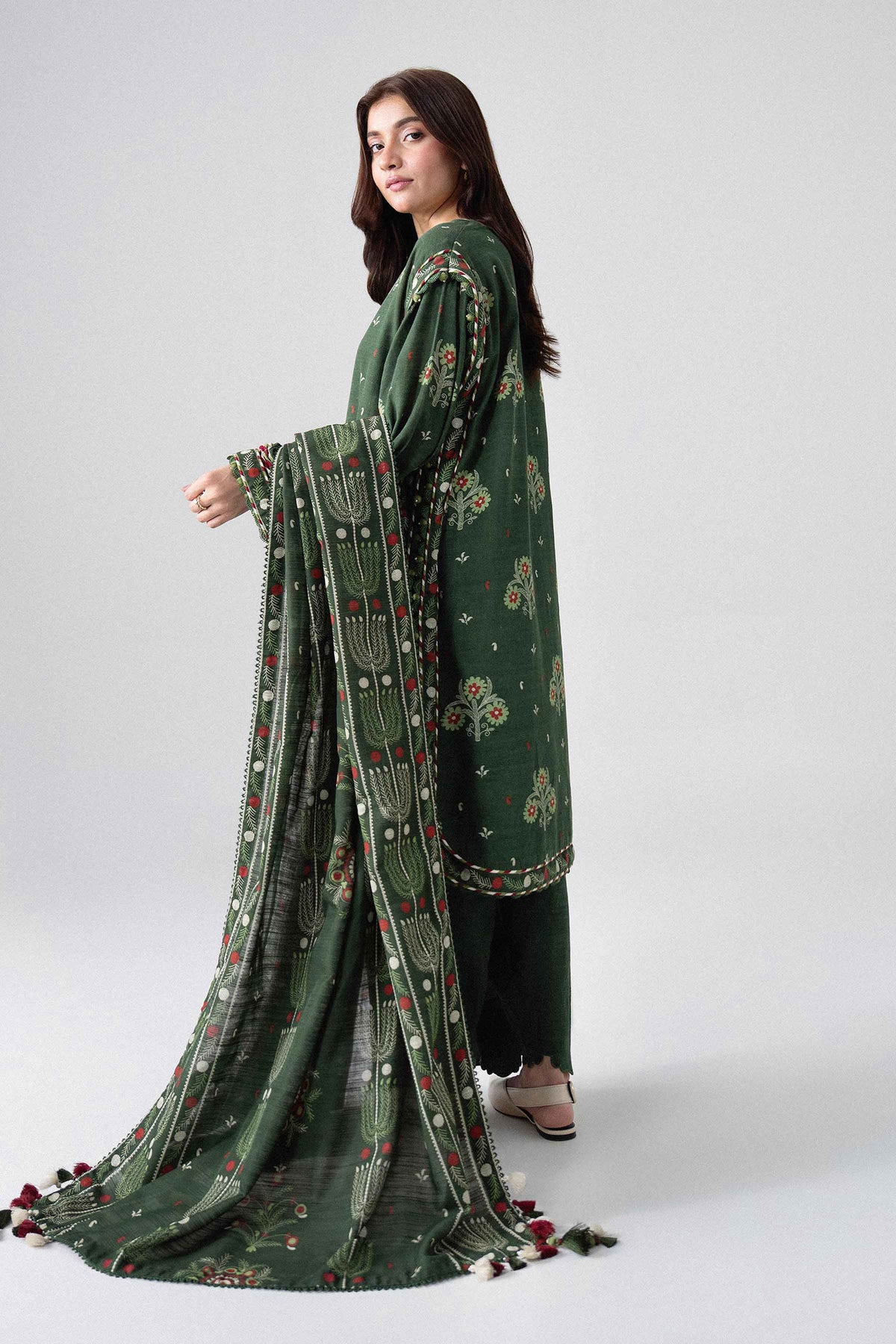 3 Piece - Printed Suit - U3P-NISHA26WV1-61
