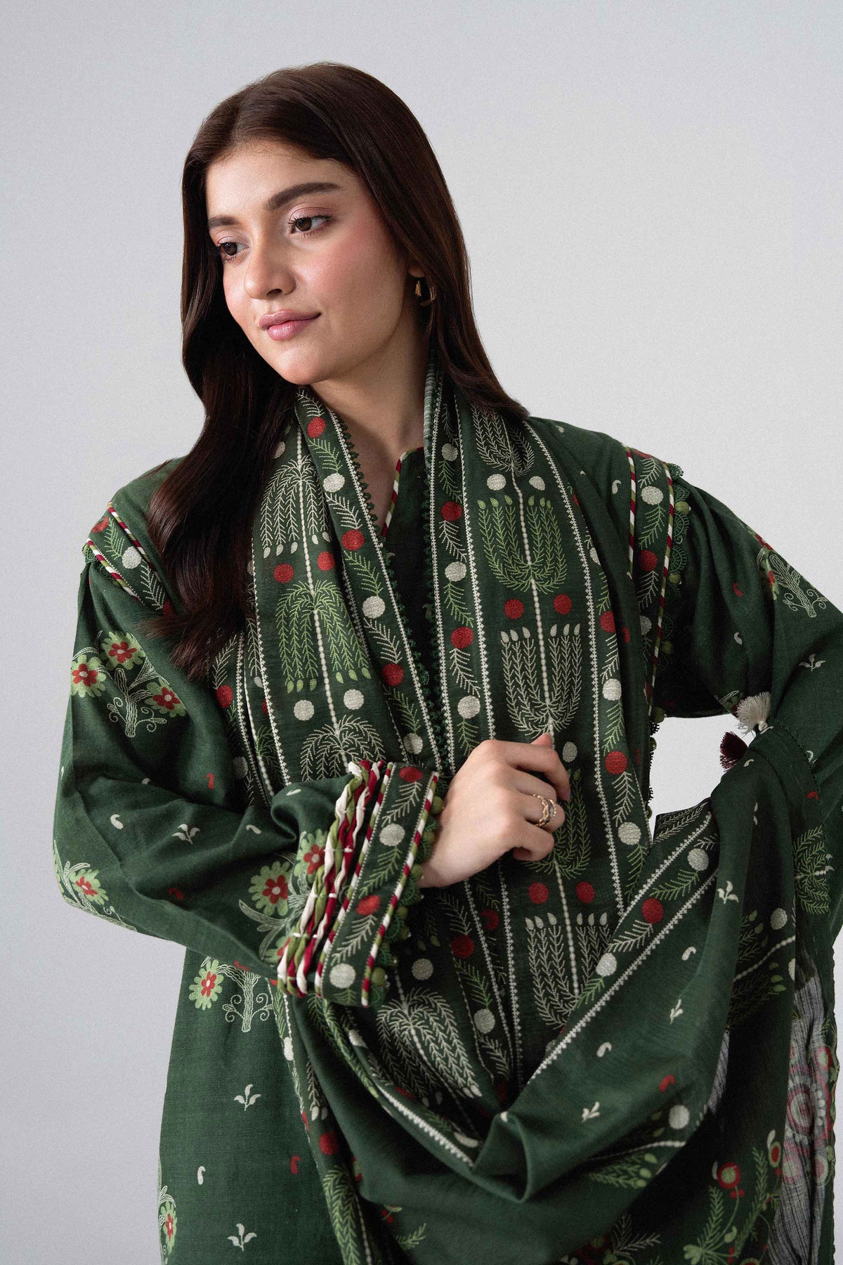 3 Piece - Printed Suit - U3P-NISHA26WV1-61