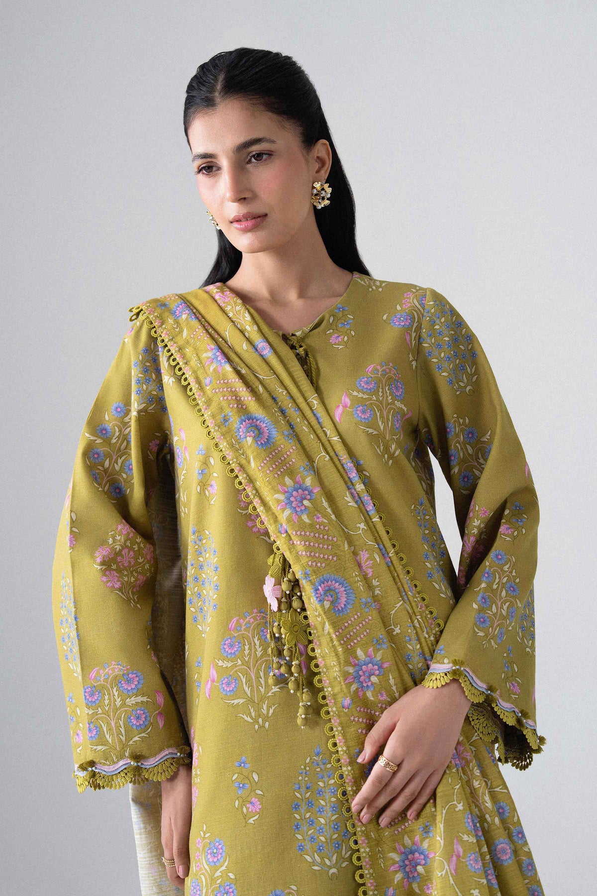 3 Piece - Printed Suit - U3P-NISHA26WV1-63
