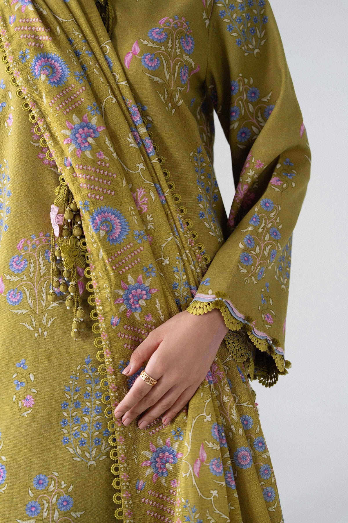 3 Piece - Printed Suit - U3P-NISHA26WV1-63