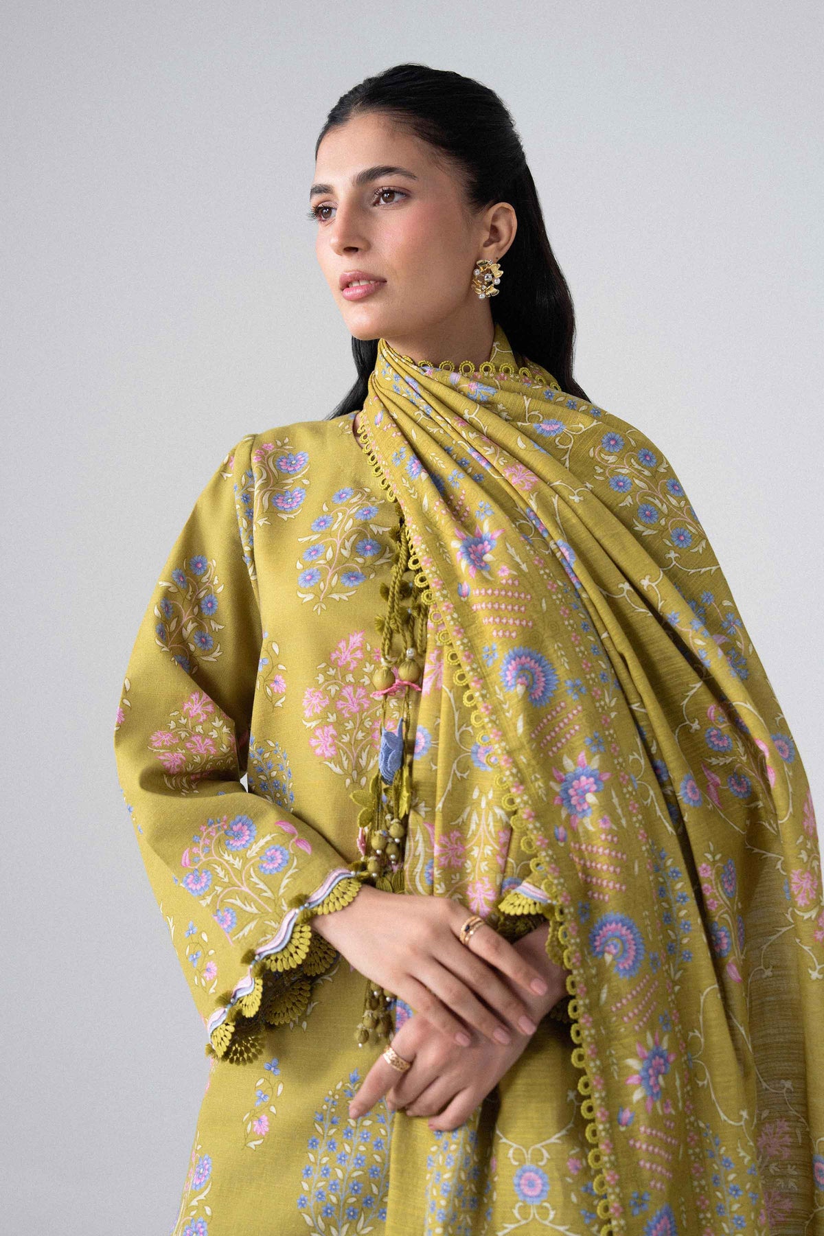 3 Piece - Printed Suit - U3P-NISHA26WV1-63