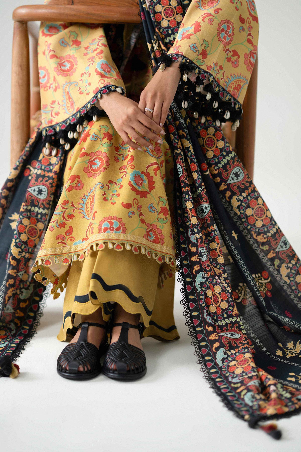3 Piece - Printed Suit - U3P-NISHA26WV1-64