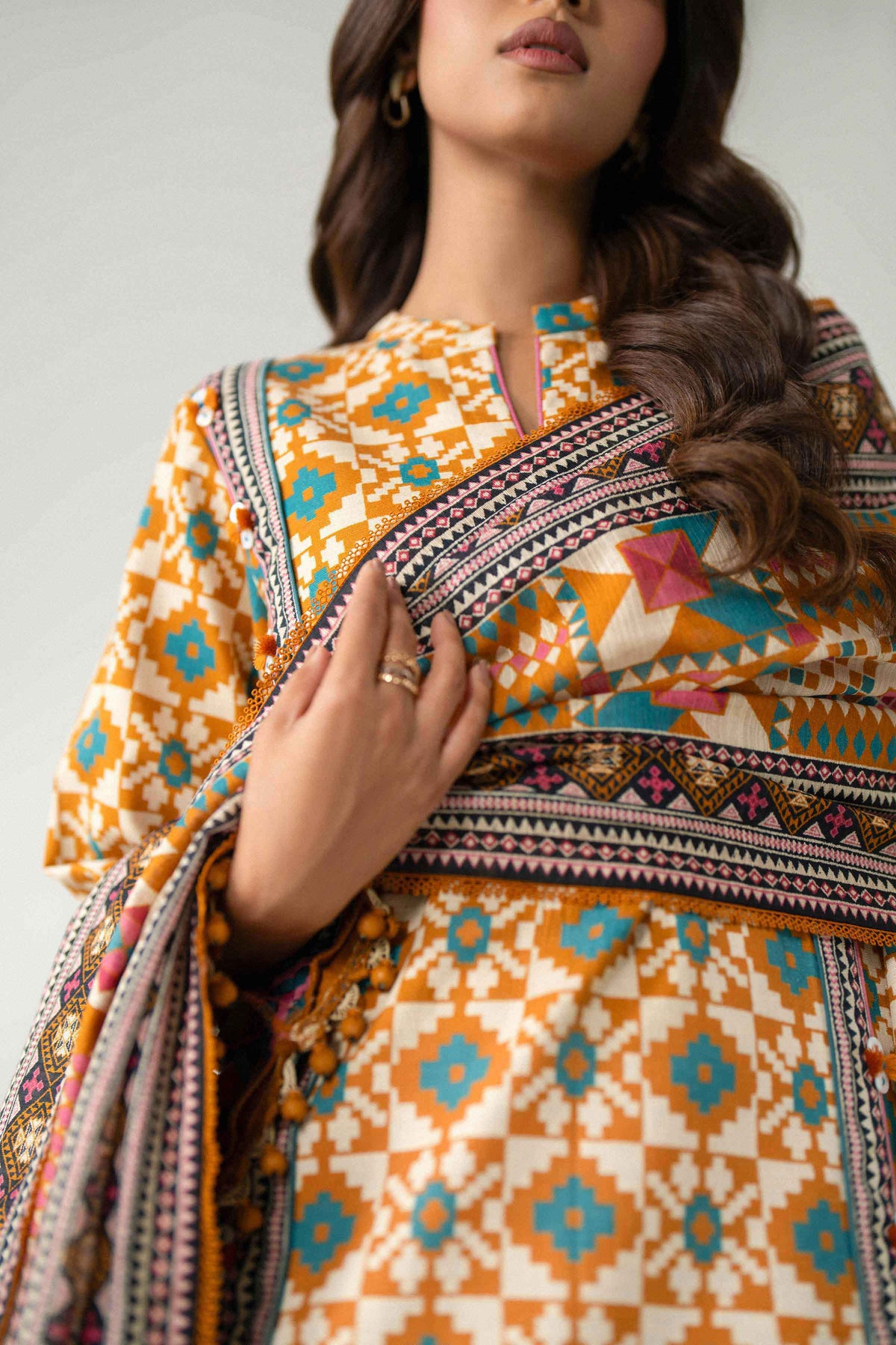 3 Piece - Printed Suit - U3P-NISHA26WV1-69