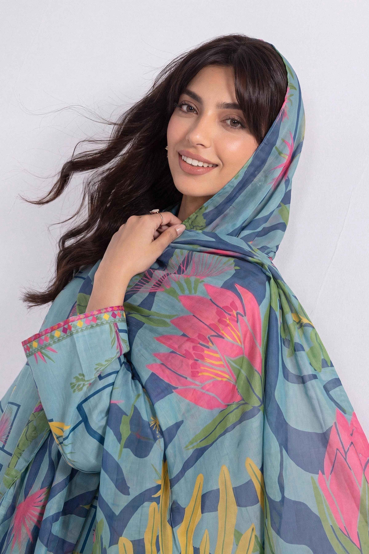 3 Piece - Digital Printed Suit - U3P-NISHA26WV1-8