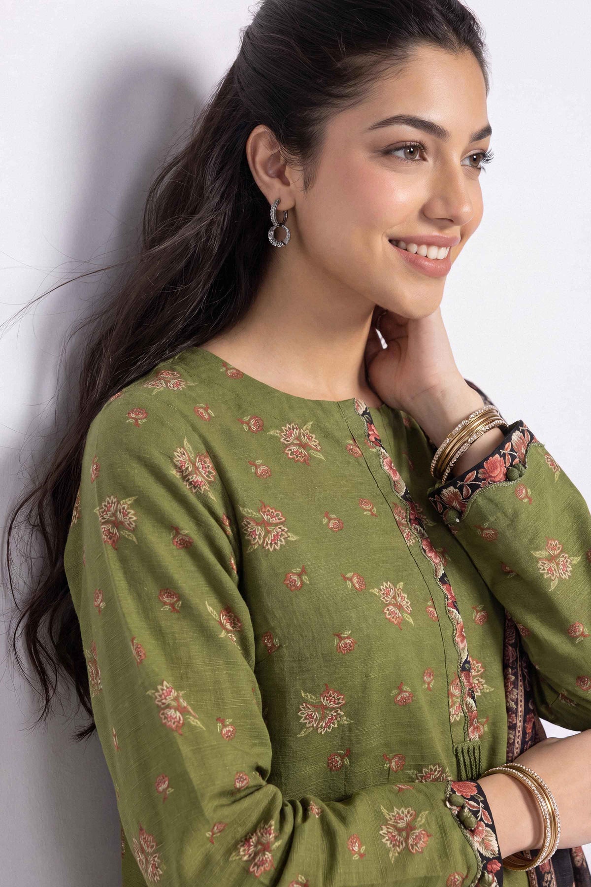 3 Piece - Printed Suit - U3P-NISHA26WV1-83
