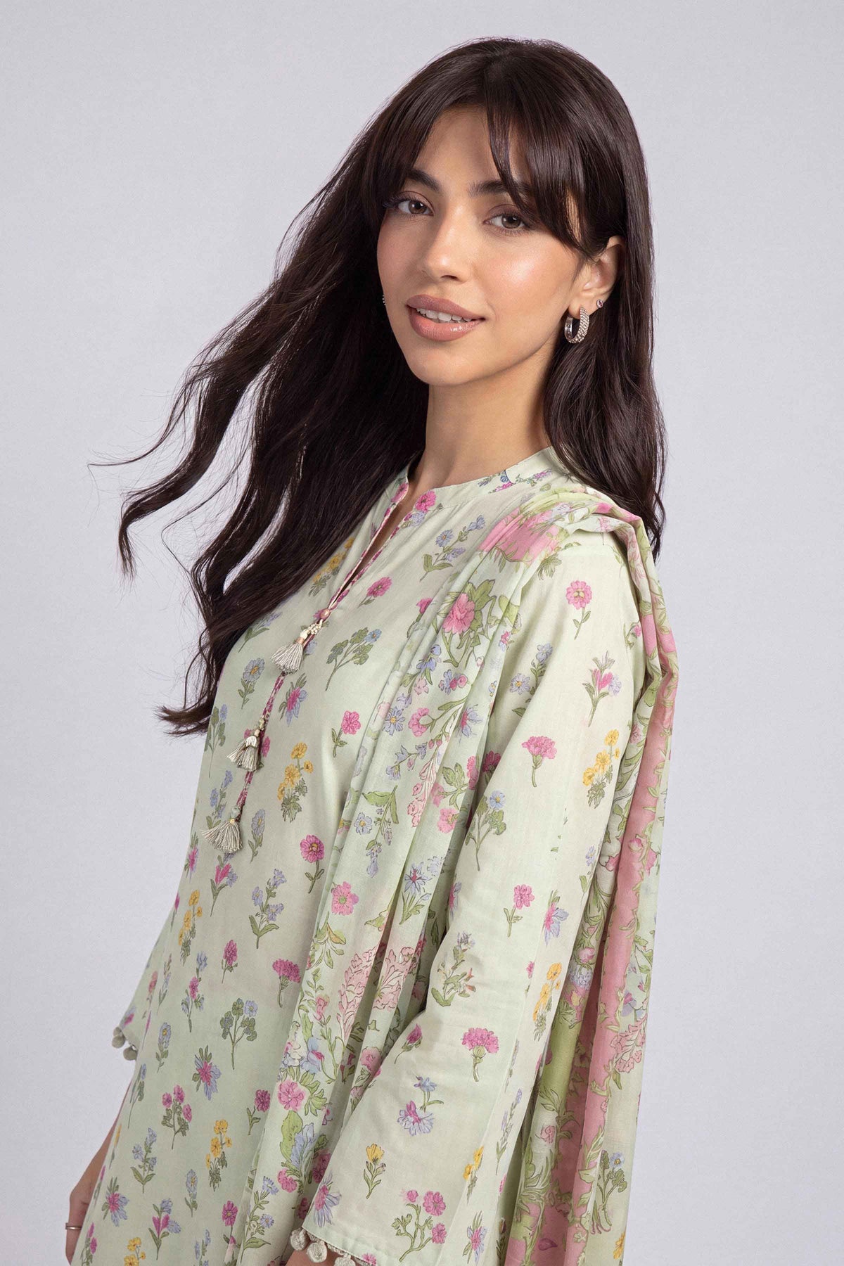 3 Piece - Digital Printed Suit - U3P-NISHA26WV1-9
