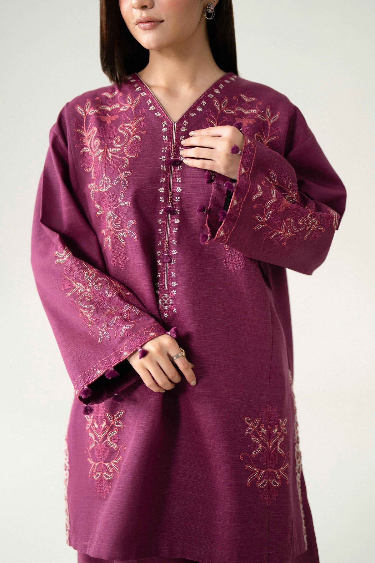 3 Piece - Printed Embroidered Suit - U3PE-NISHA26WV1-111