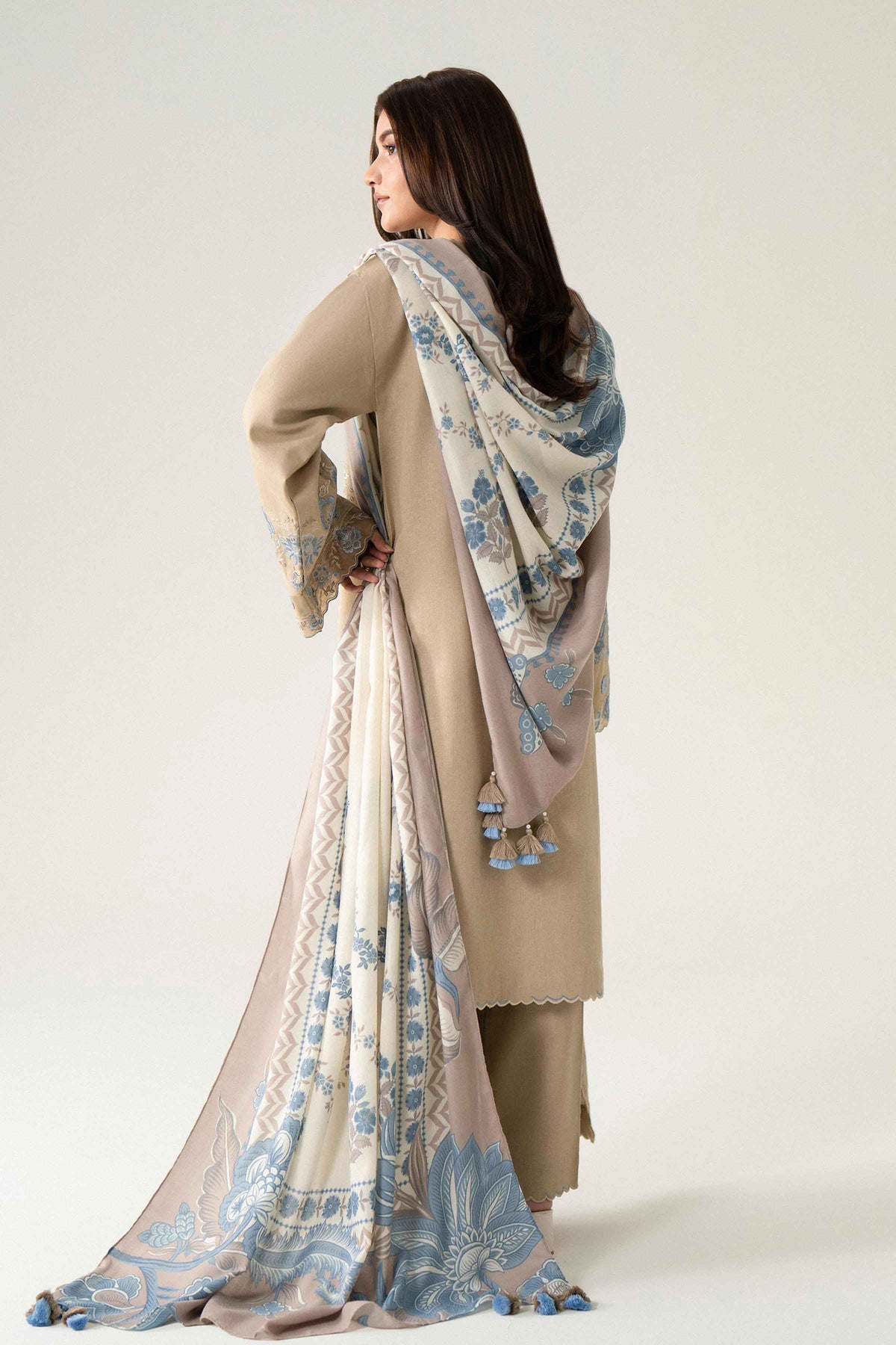 3 Piece - Printed Embroidered Suit - U3PE-NISHA26WV1-224