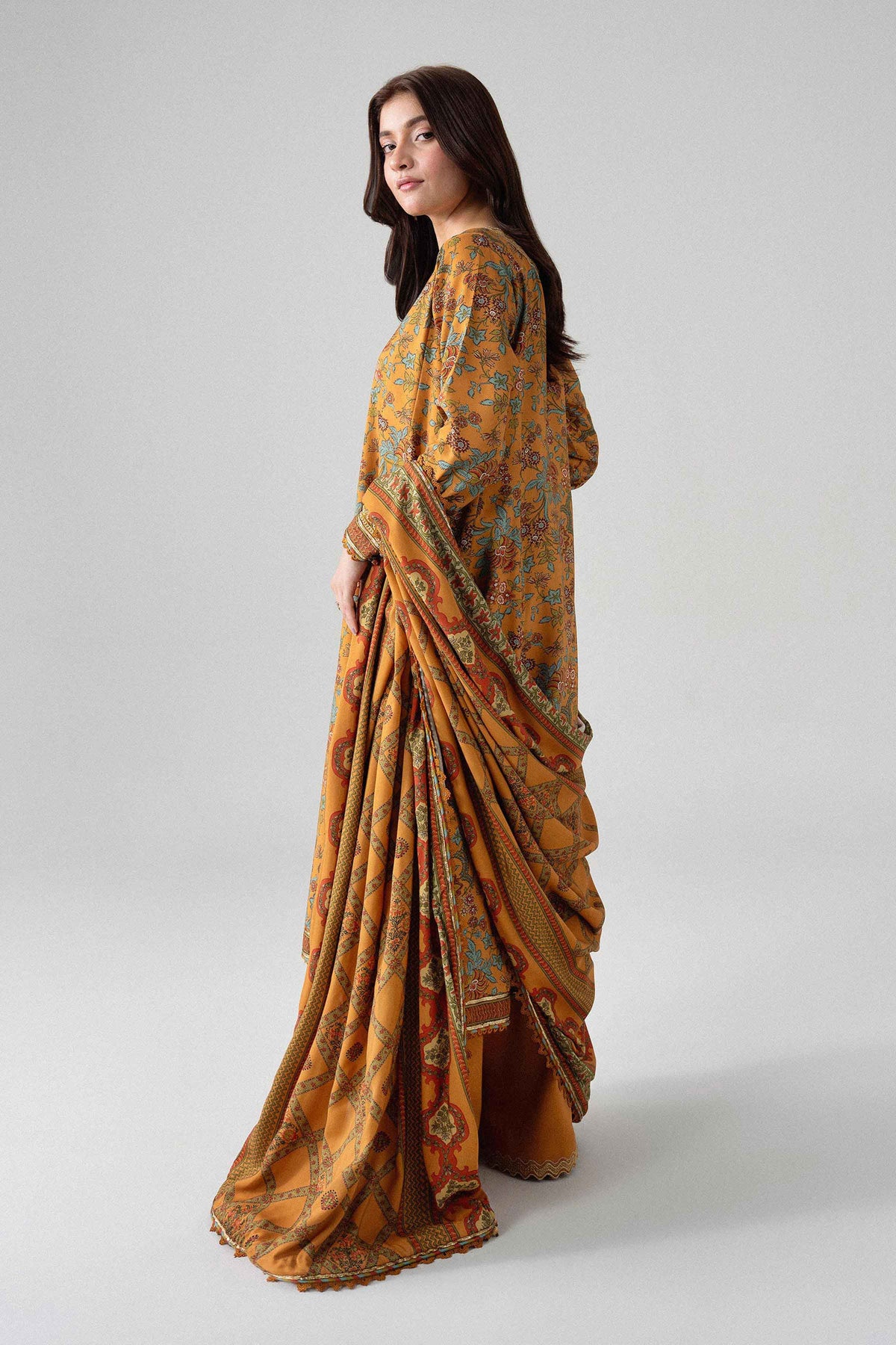 3 Piece - Printed Embroidered Suit - U3PE-NISHA26WV1-5