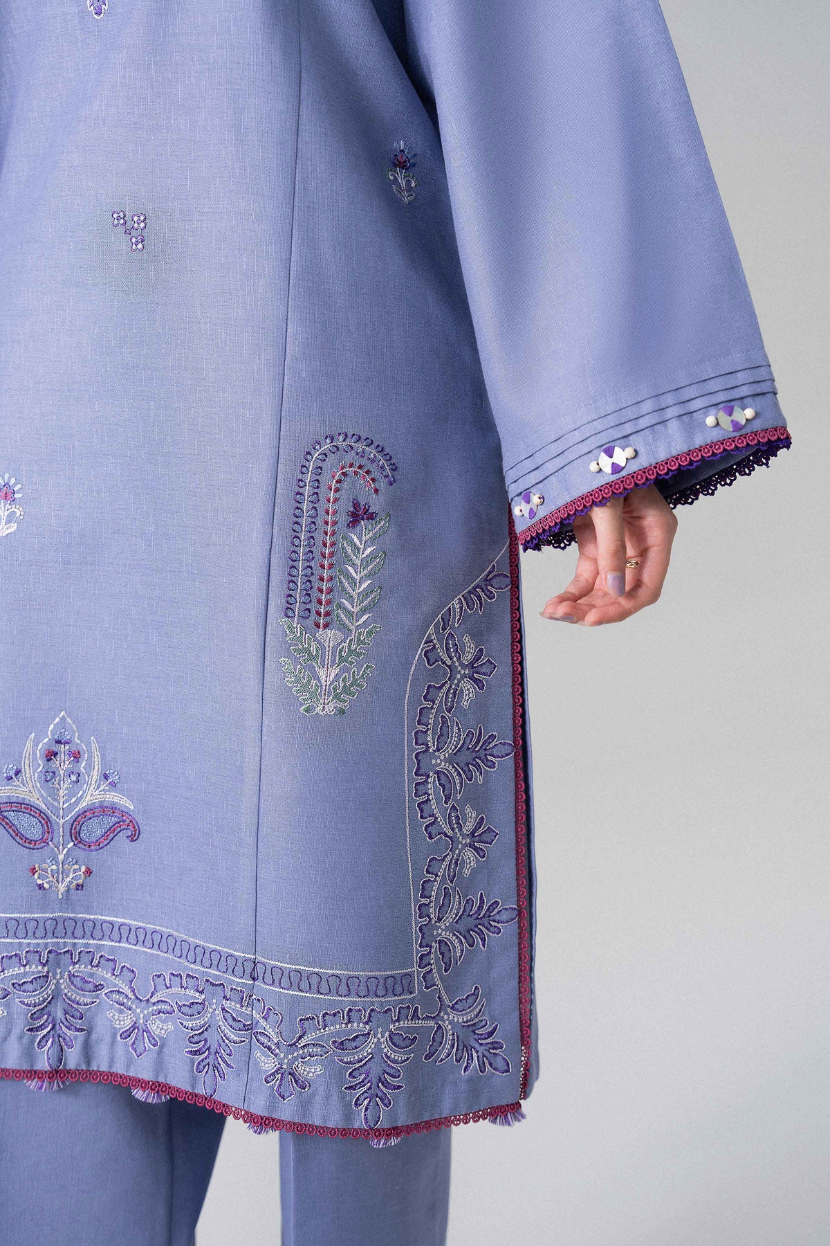3 Piece - Embroidered Suit - U3PE-NISHA26WV1-63