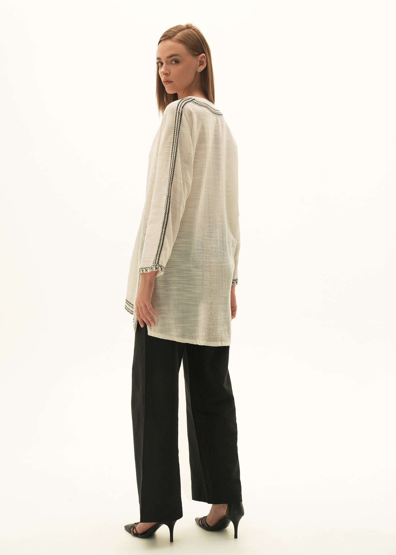 Embroidered Cotton Blouse - KOA