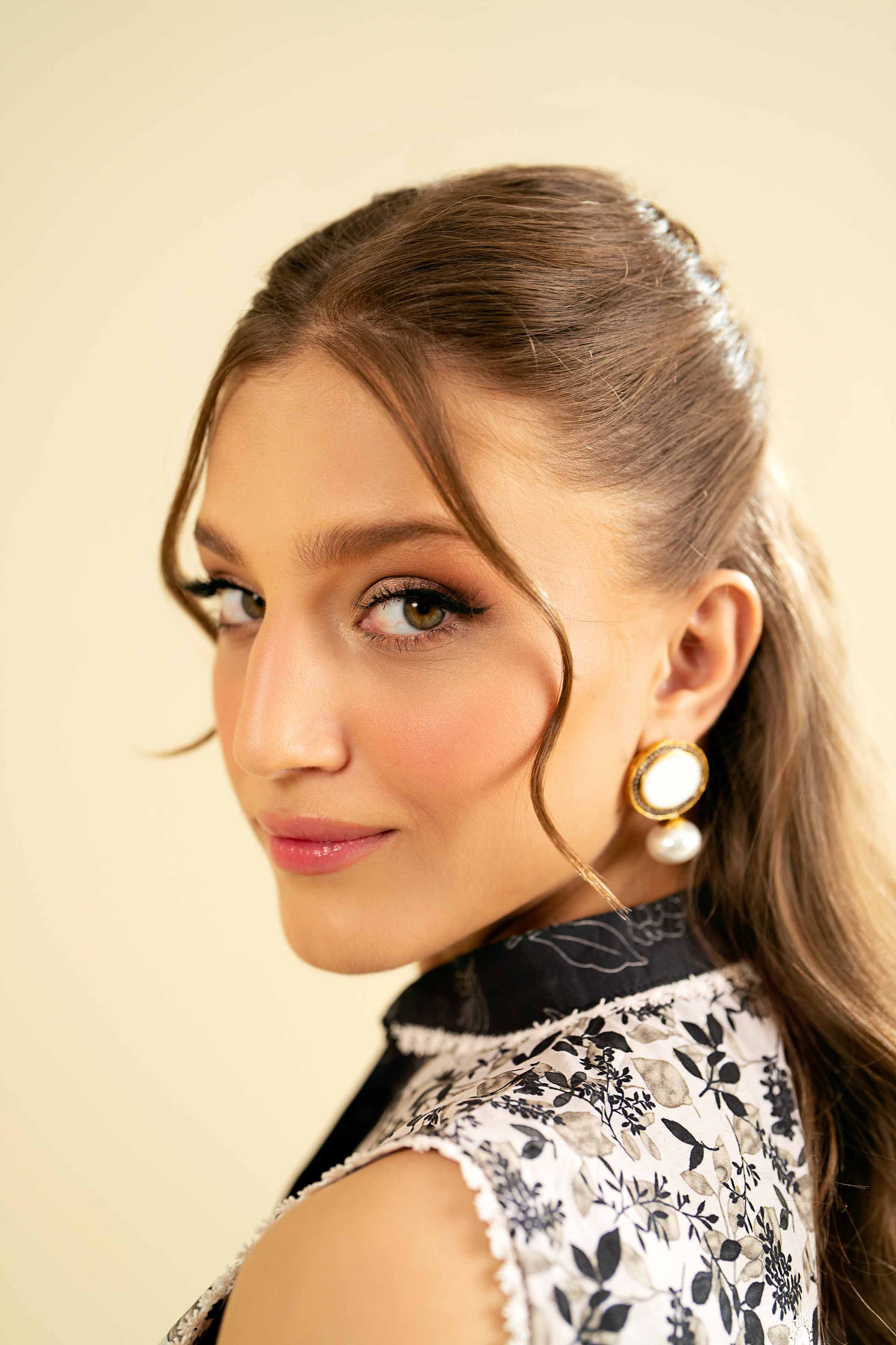 3 Piece - Digital & Paste Printed Embroidered Suit - 42401922