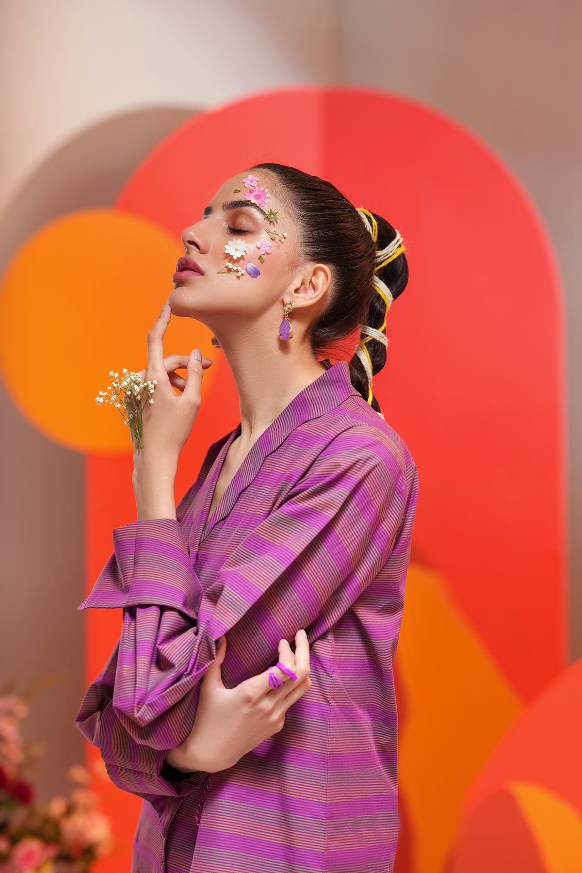 AS22-12-Button Down Printed Shirt