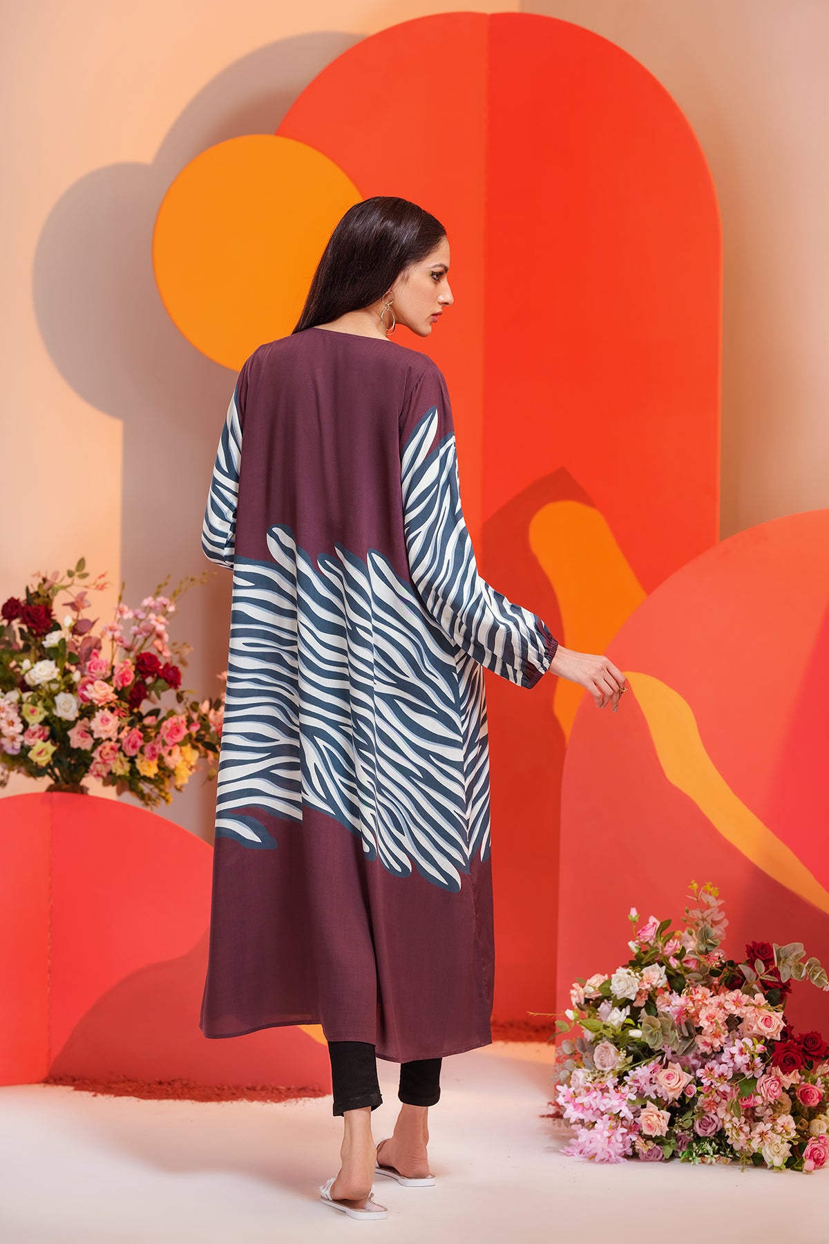 AS22-13-Printed Long Dress