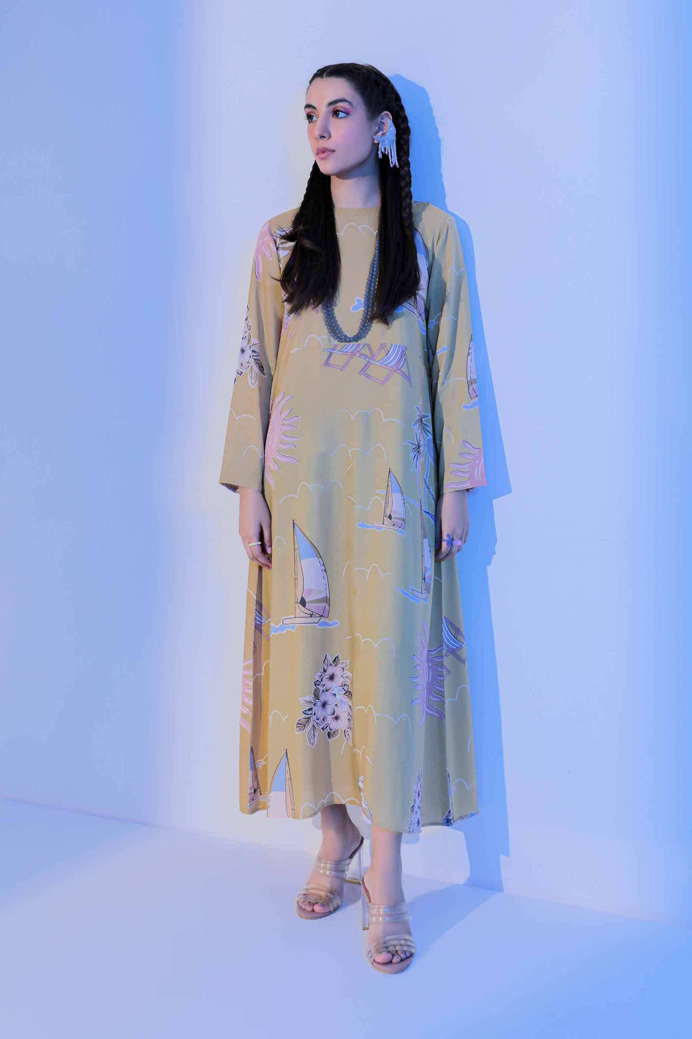 Printed Dress - AS23-39