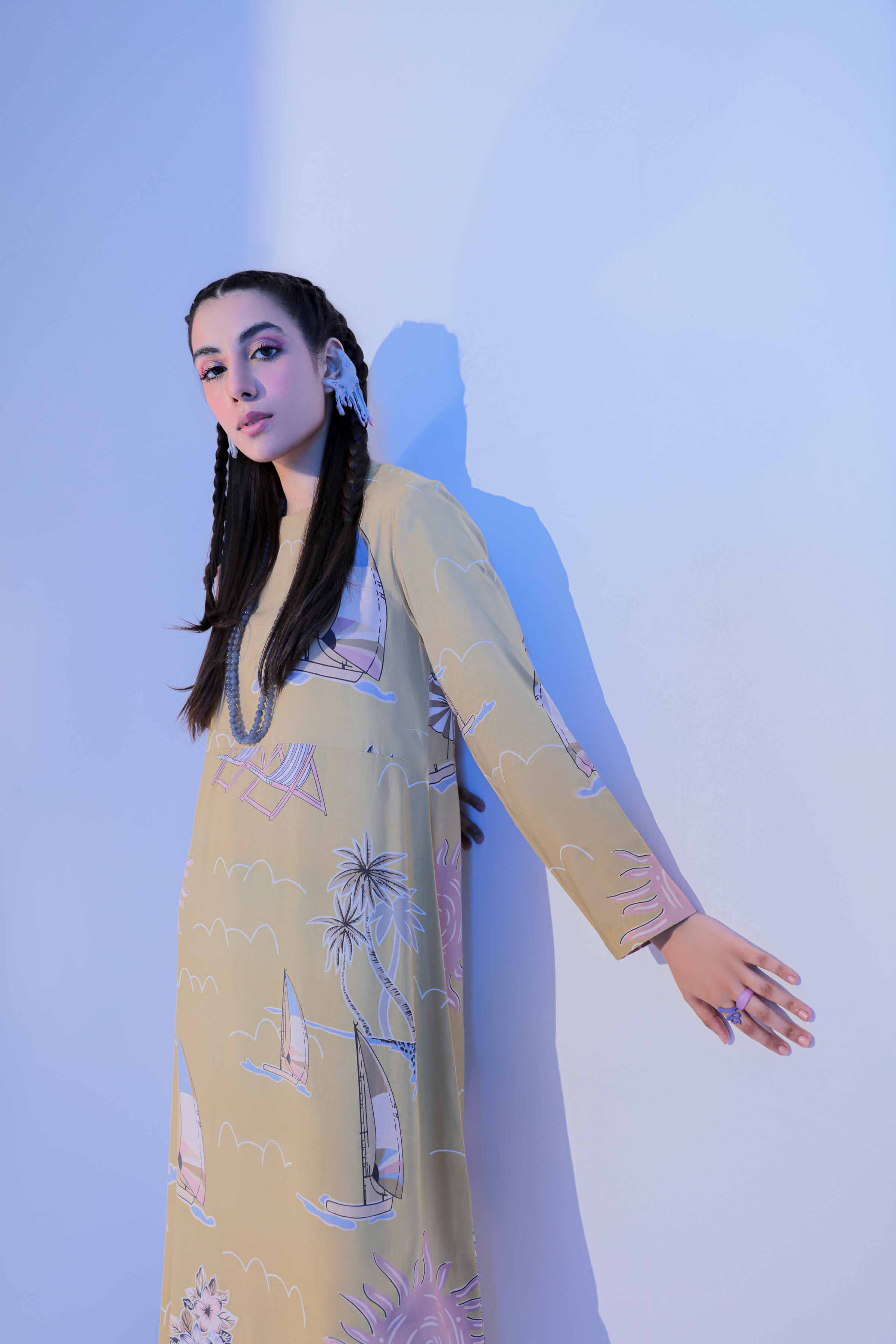 Printed Dress - AS23-39