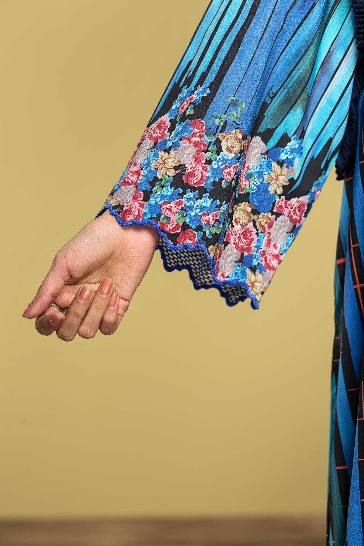 DS20-05 Printed Embroidered Stitched Fustaan 1PC