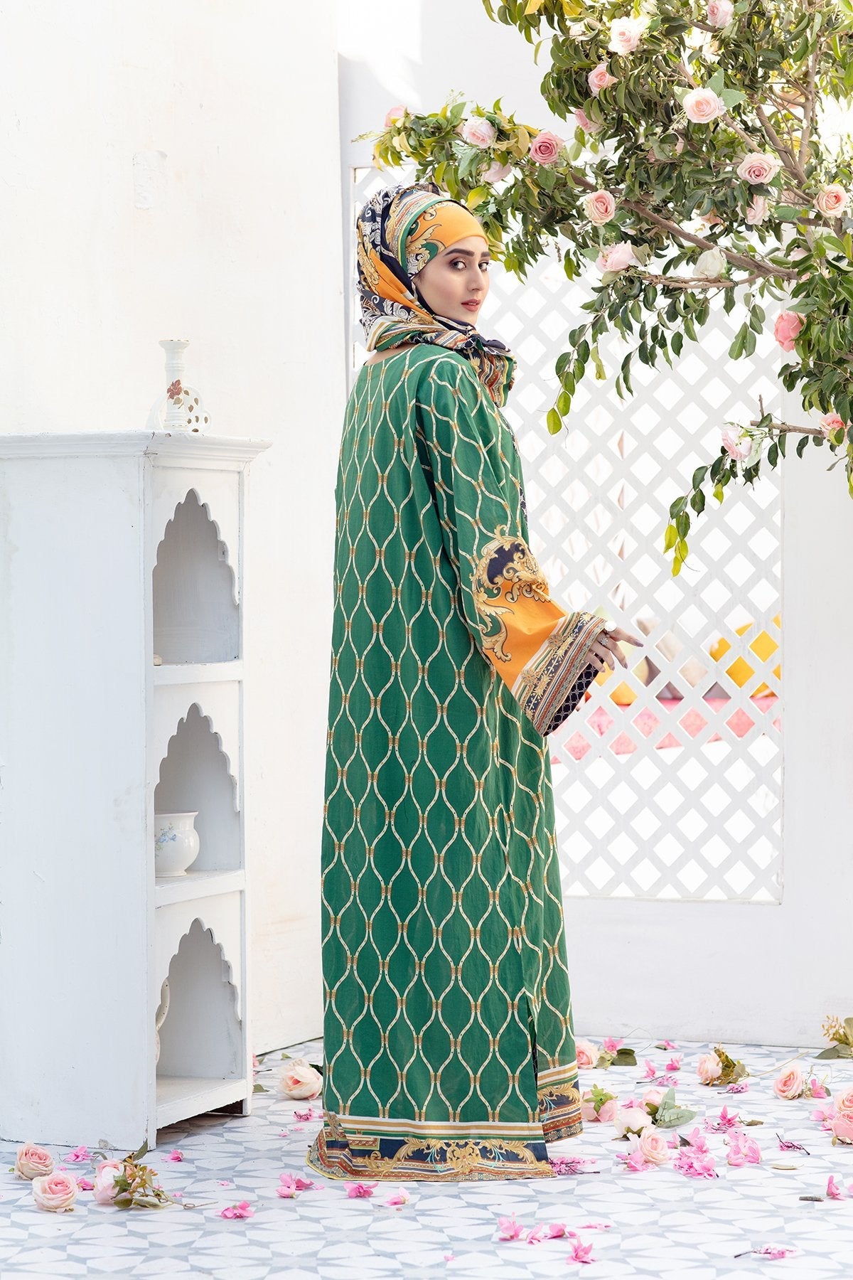 DS20-41 Printed Stitched Fustaan & Dupatta 2PC