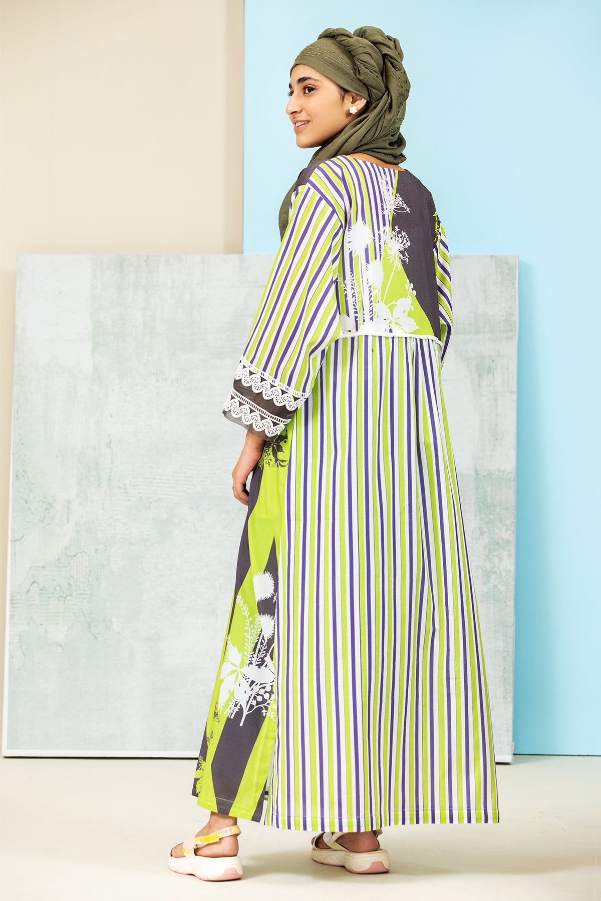 DS21-139-Printed Lawn Fustaan