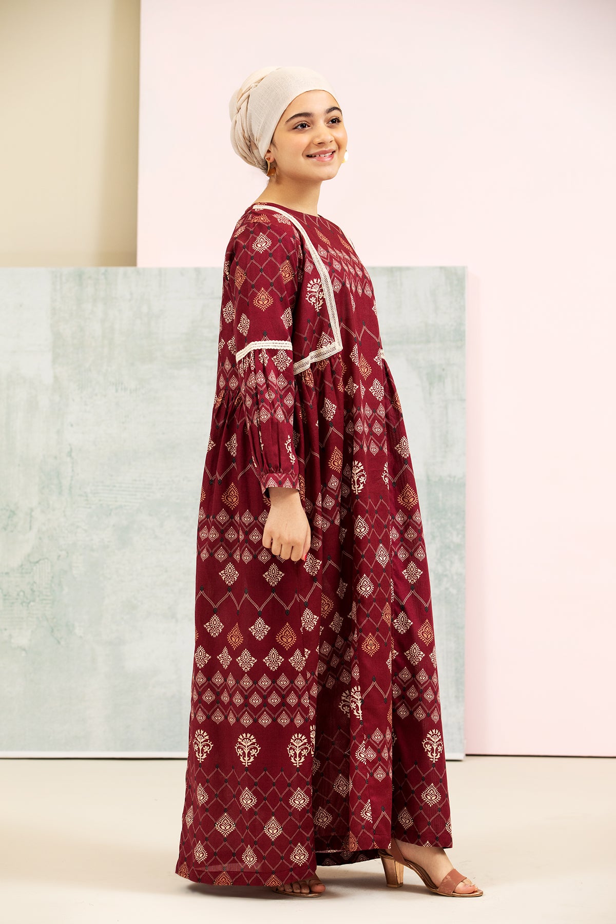 DS21-154-Printed Lawn Kids Fustaan