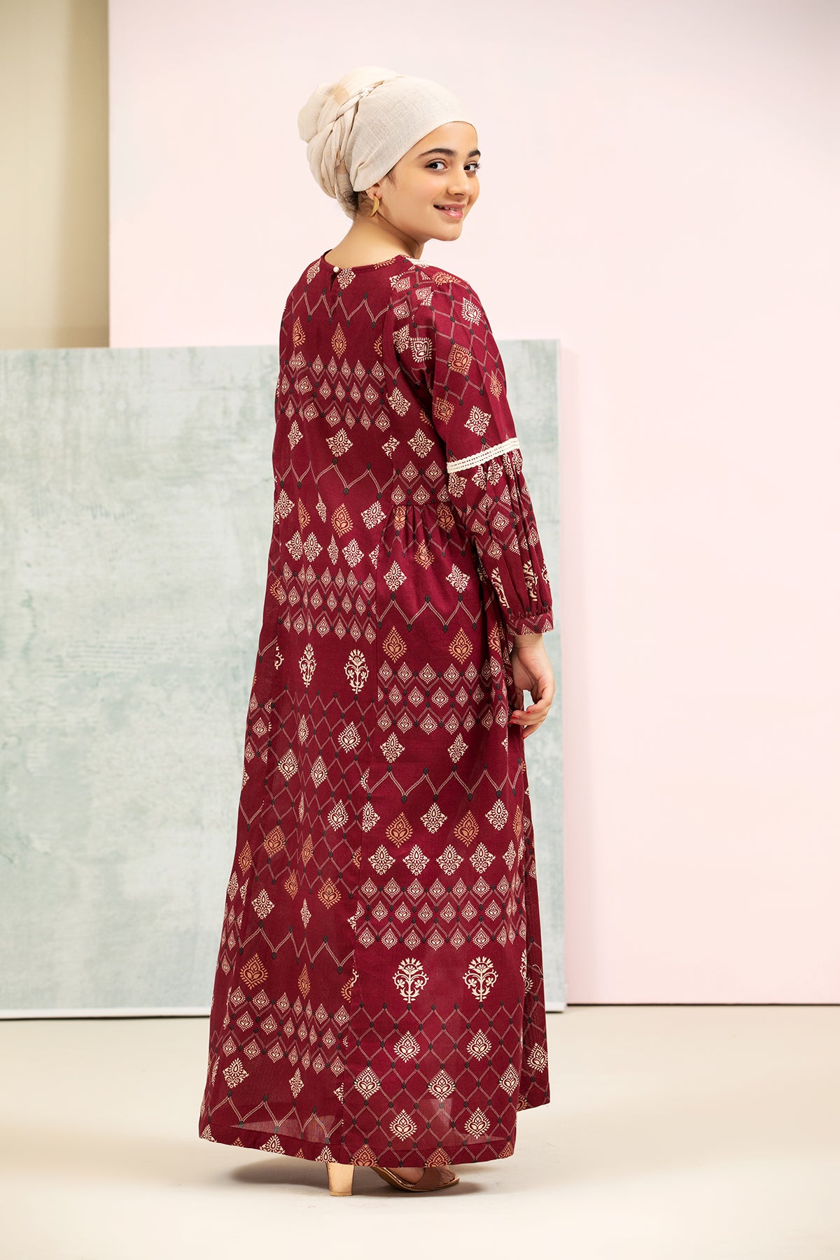 DS21-154-Printed Lawn Kids Fustaan