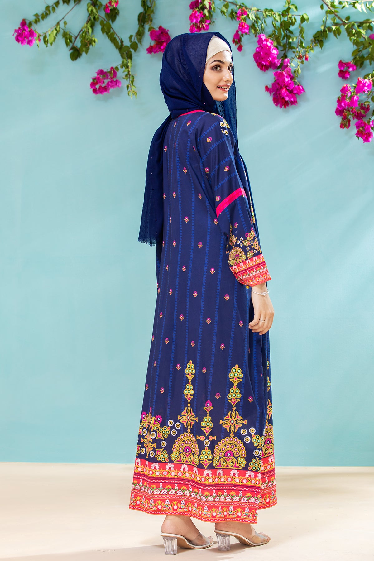 DS21-46 Printed Lawn Fustaan