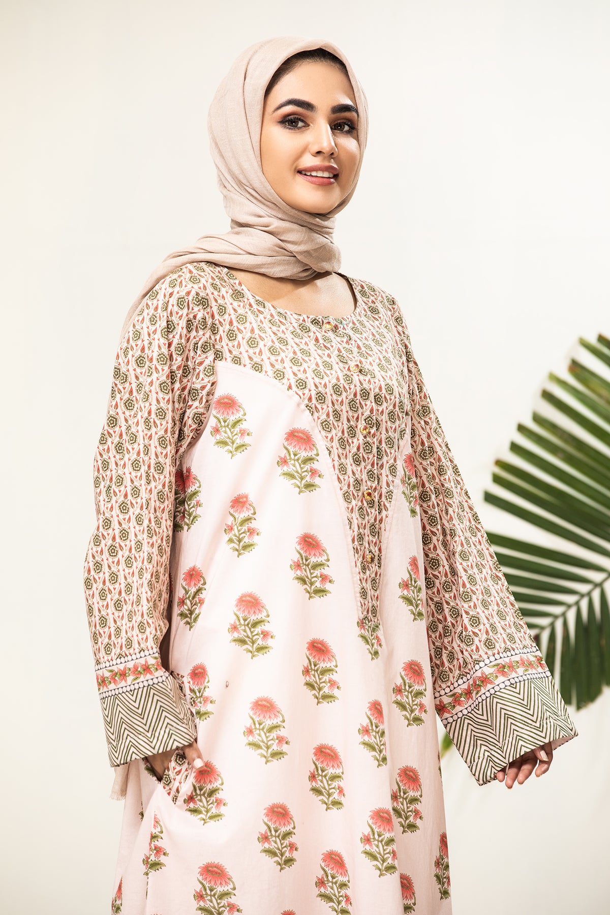 DS21-77 Printed Lawn Fustaan