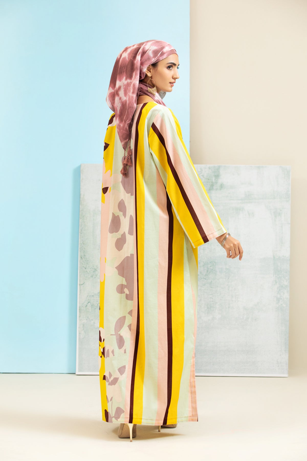 DS21-83 Printed Lawn Fustaan