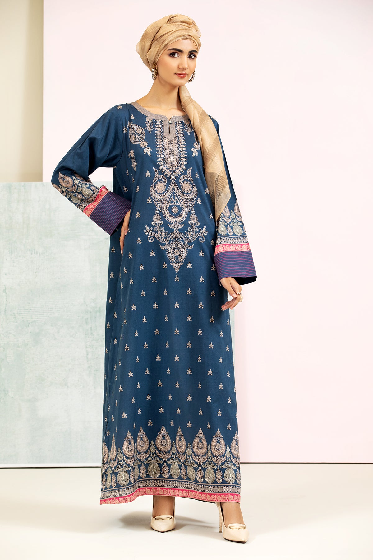 DS21-85 Printed Lawn Fustaan