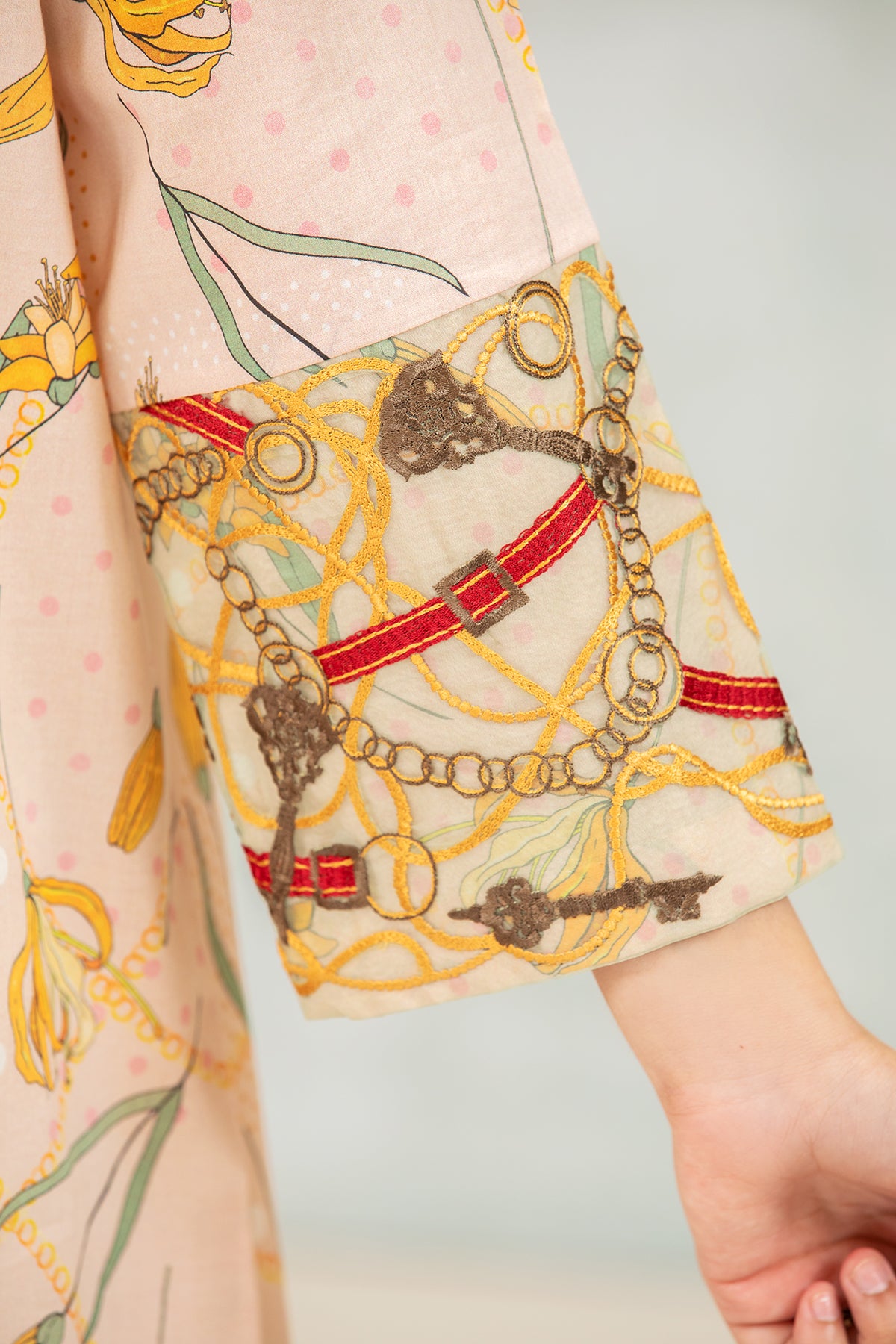 DS21-98 Mix & Match Printed Lawn Kids Fustaan