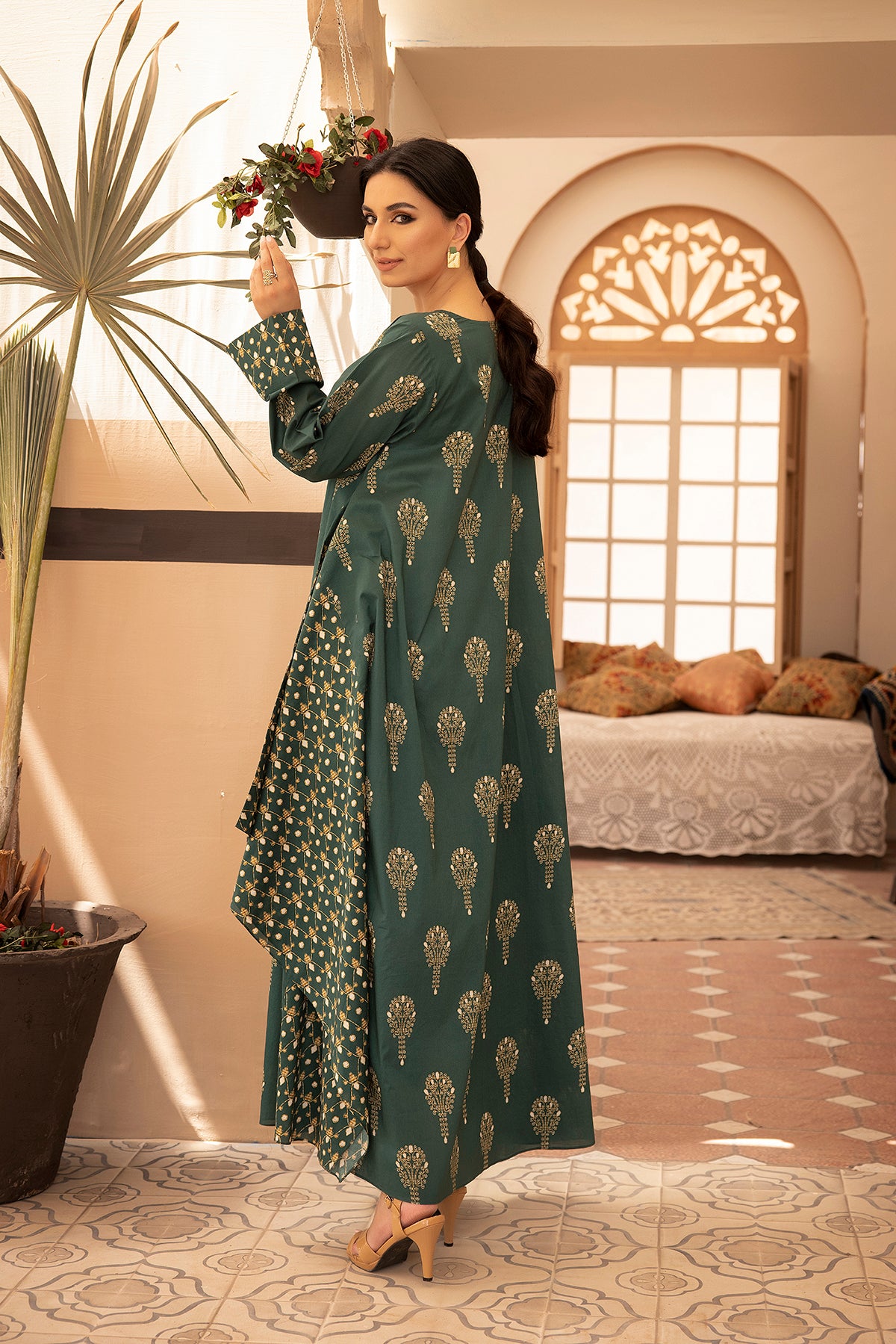DS22-110-Printed Fustaan 1PC