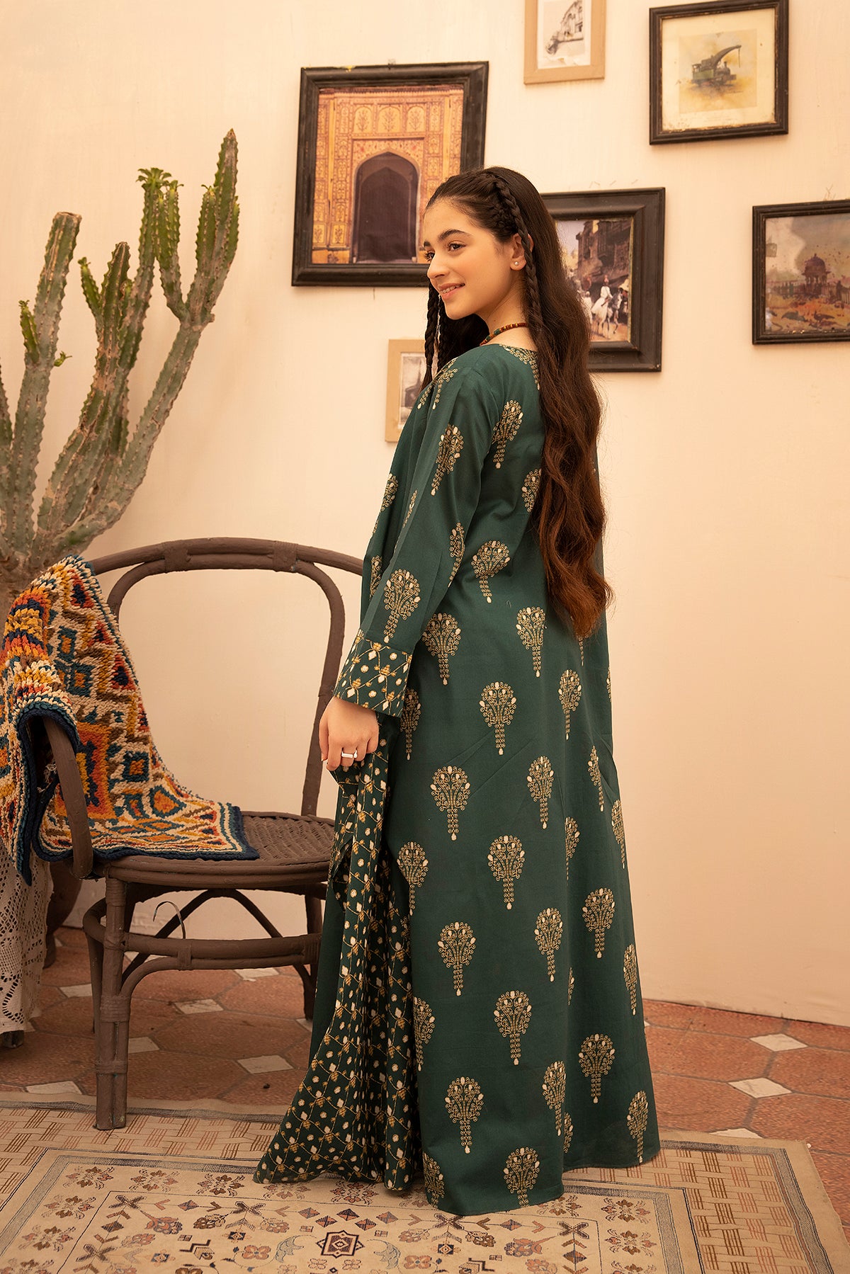 DS22-111-Printed Fustaan 1PC