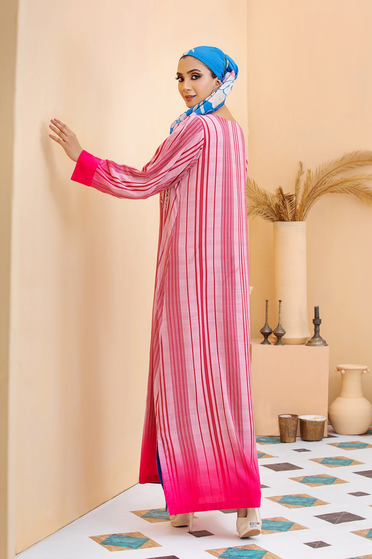 DSW20-21 Printed Stitched Fustaan 1PC