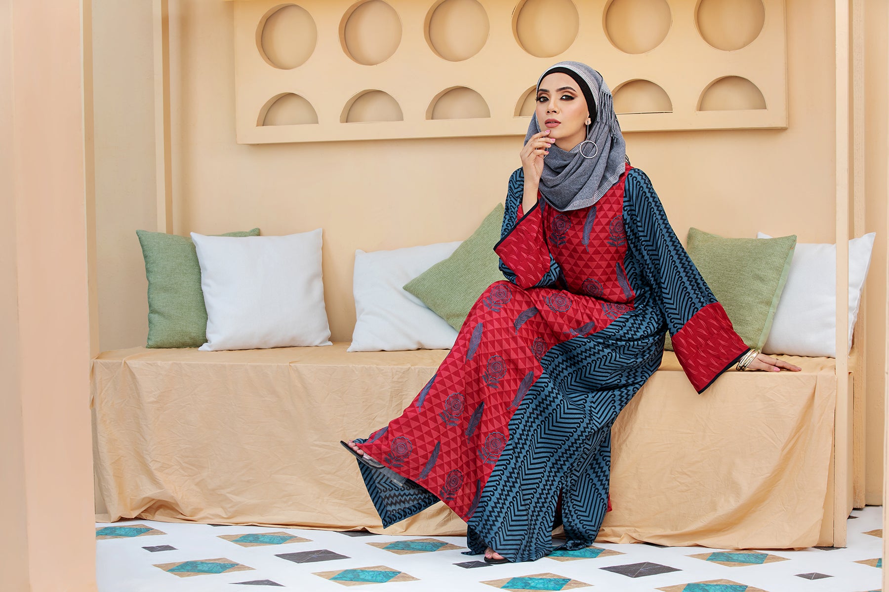 DSW20-30 Printed Embroidered Stitched Fustaan 1PC