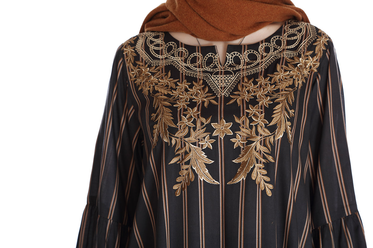 DSW21-25-Printed Embroidered 1PC