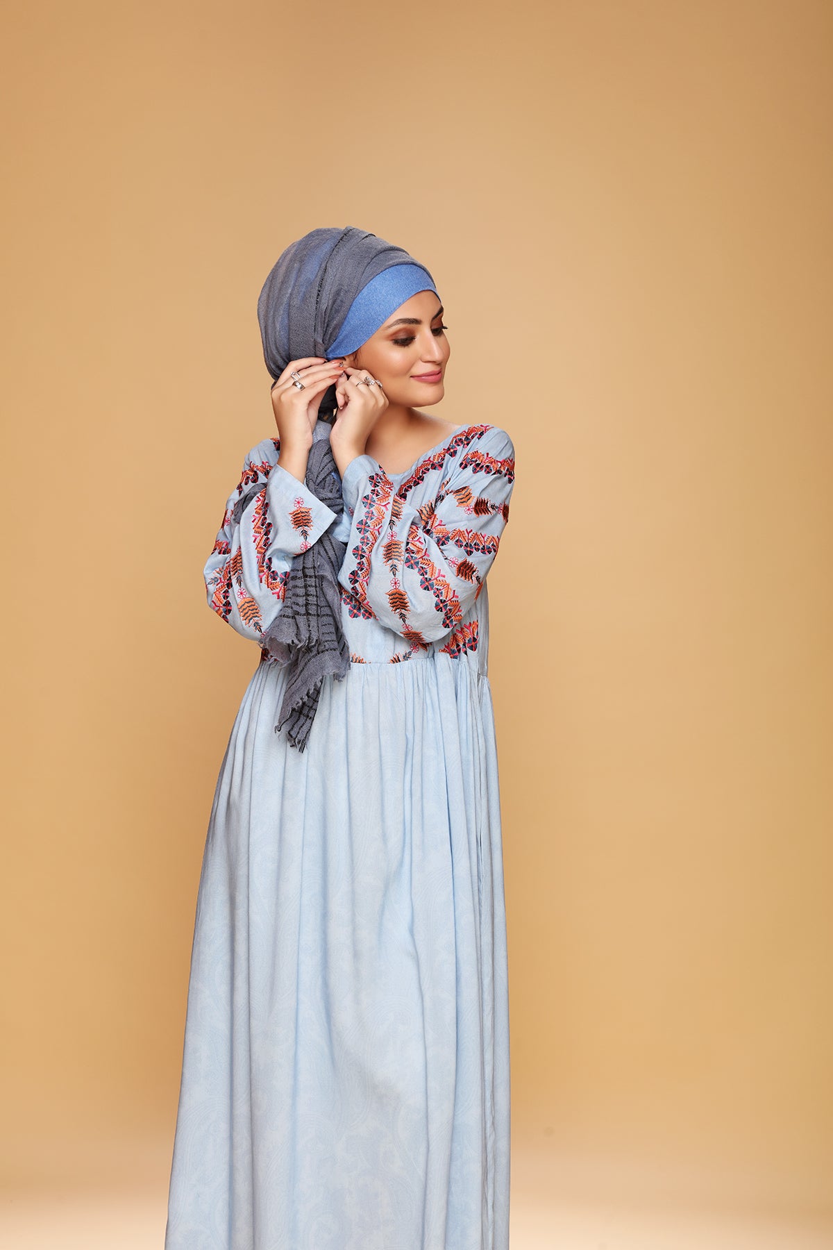 DSW21-27-Printed Embroidered 1PC