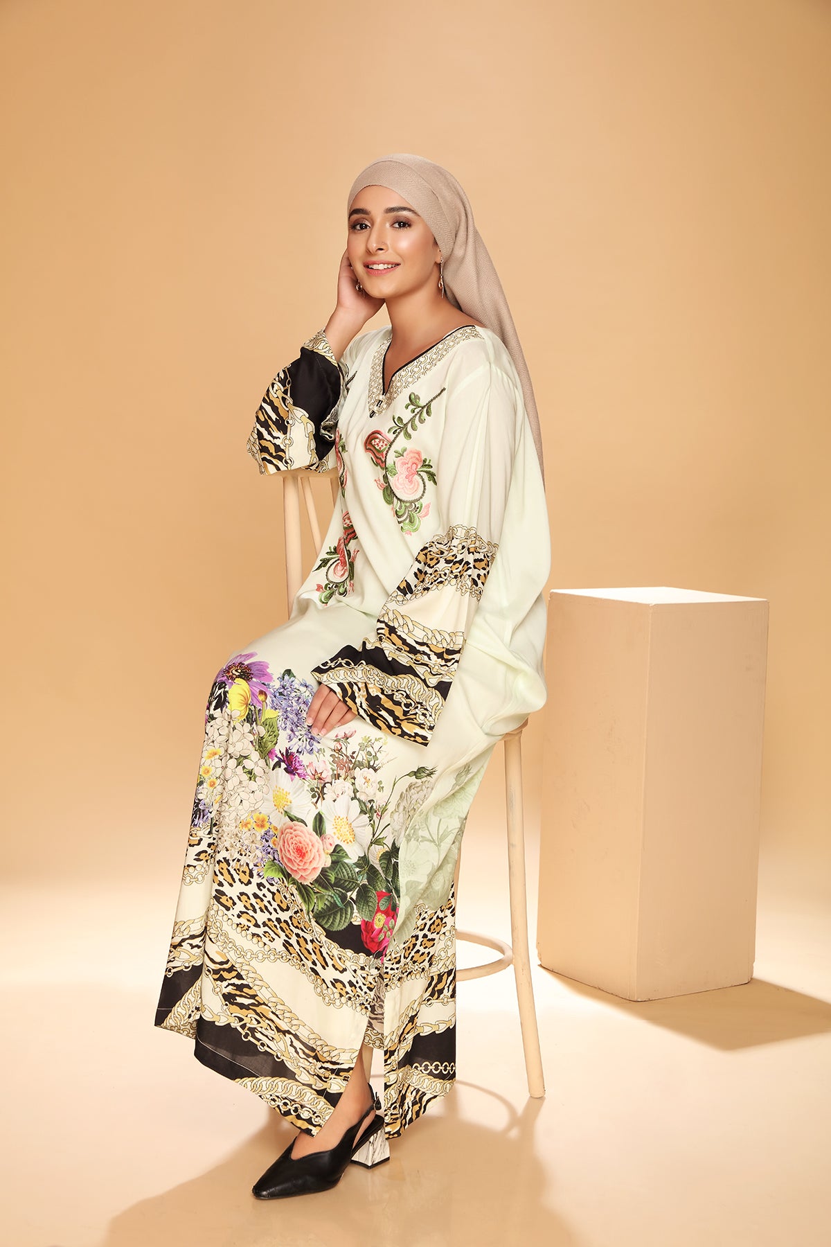 DSW21-28-Printed Embroidered 1PC